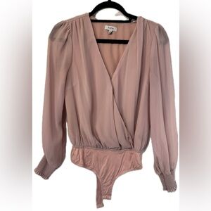 Fate Pink Purple Wrap Bodysuit